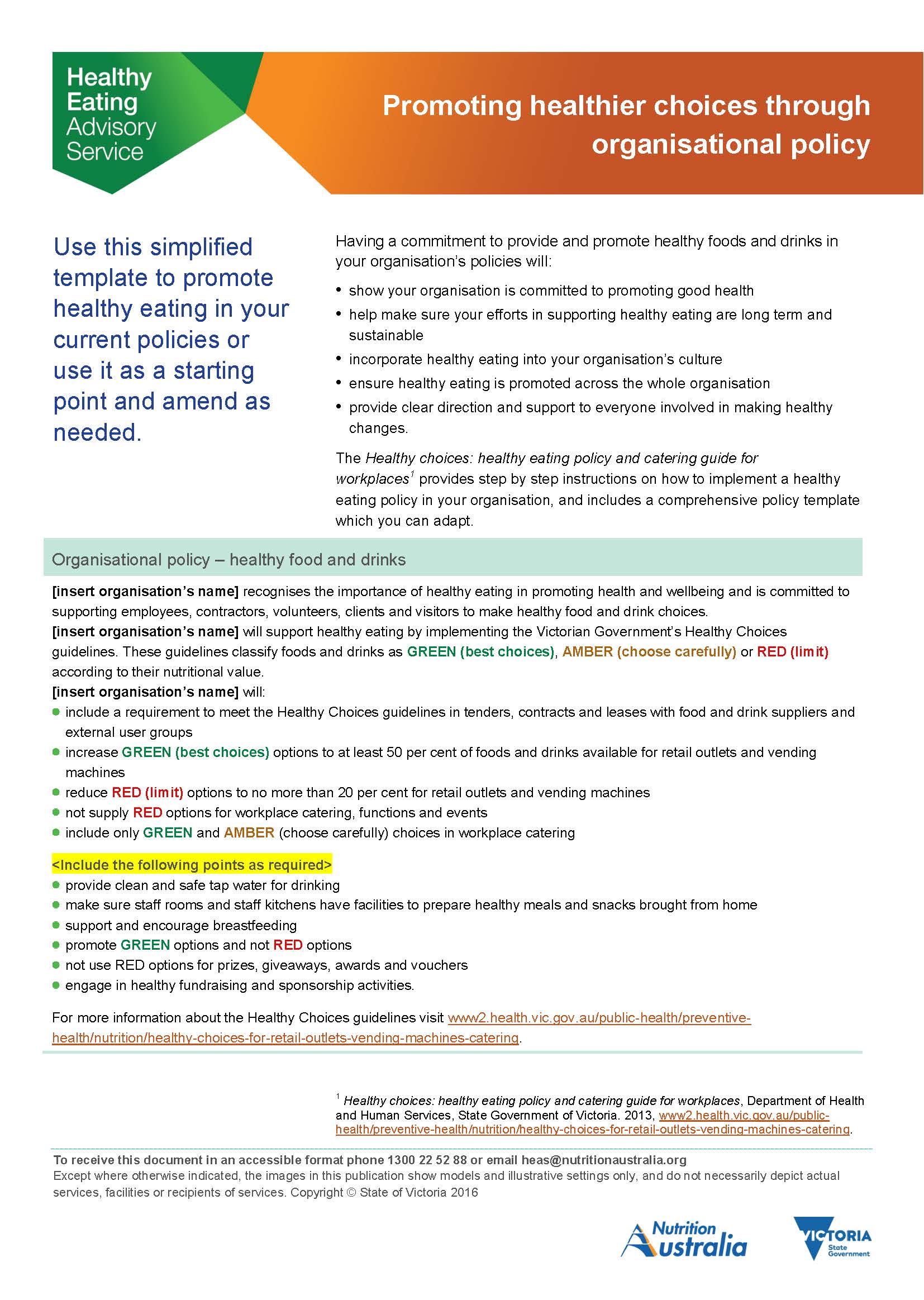 Healthy Eating Policy Template doc