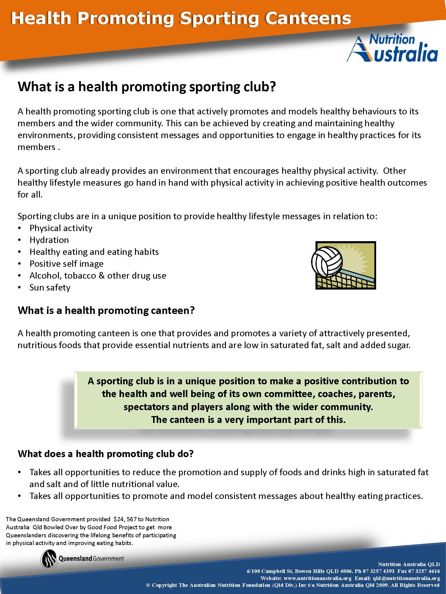 What is a Health Promoting Sporting Club doc